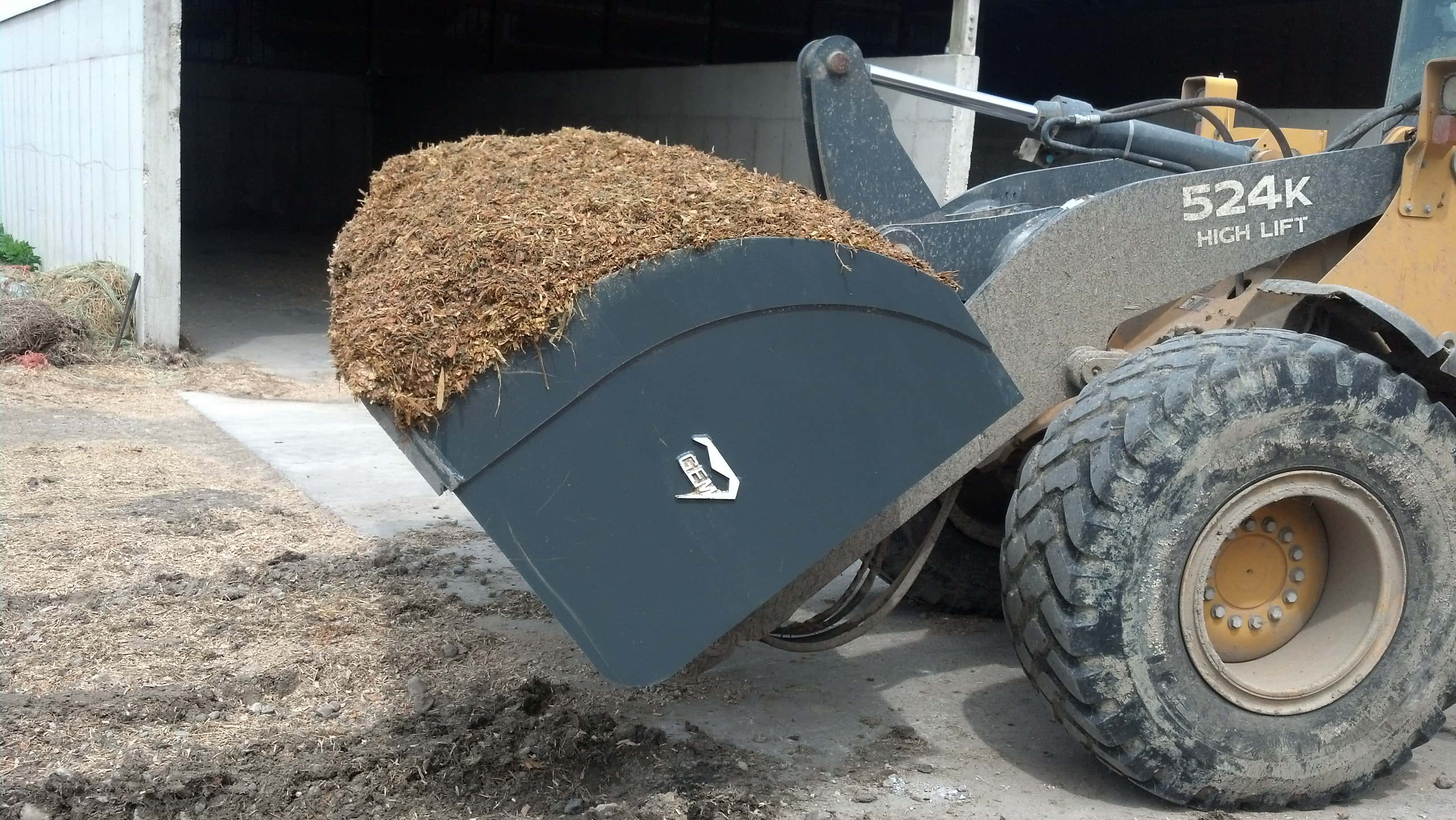 Wheel Loader Silage Buckets GEM Attachments